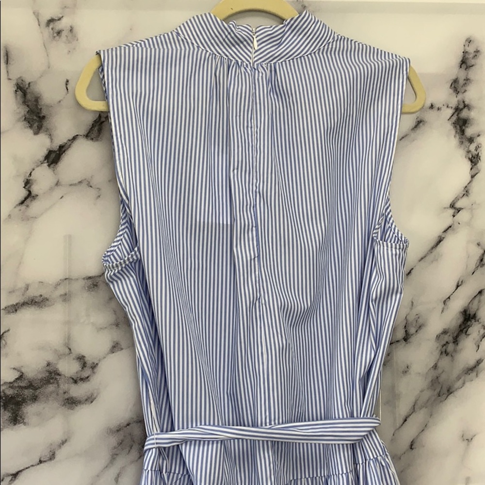 Sleeveless Stripped Midi Dress - Picture 6 of 8